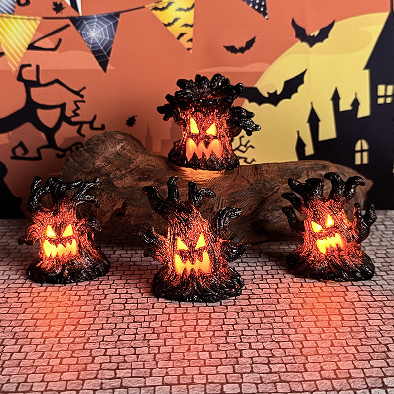 Halloween Spirit Tree LED Light-Up Ornament
