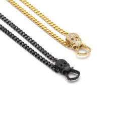 Cuban Chain Skull Necklace