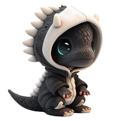 Dinosaur Elf Sculpture