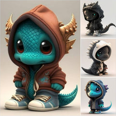 Dinosaur Elf Sculpture