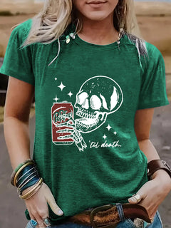 Skull cola til death t-shirt