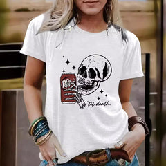 Skull cola til death t-shirt