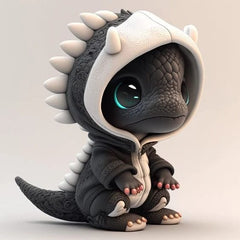 Dinosaur Elf Sculpture