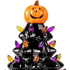 Black Halloween Tree Lamp