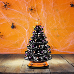 Black Halloween Tree Lamp