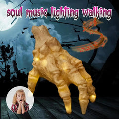Realistic Halloween Skeleton Hand With Sound & Light