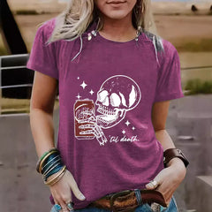 Skull cola til death t-shirt