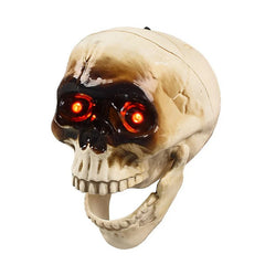 Spooky Skull Heads With Motion Sensor