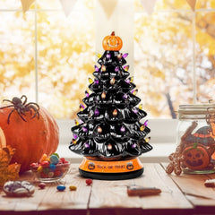 Black Halloween Tree Lamp