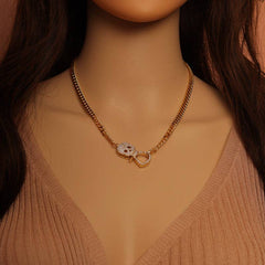 Cuban Chain Skull Necklace