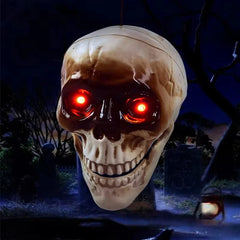 Spooky Skull Heads With Motion Sensor