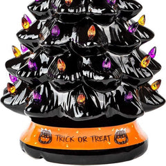 Black Halloween Tree Lamp