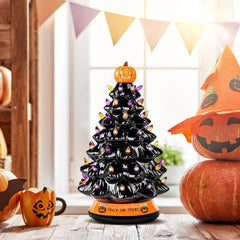 Black Halloween Tree Lamp