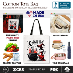 All Men Are Cremated Equal Tote Bag