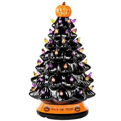 Black Halloween Tree Lamp