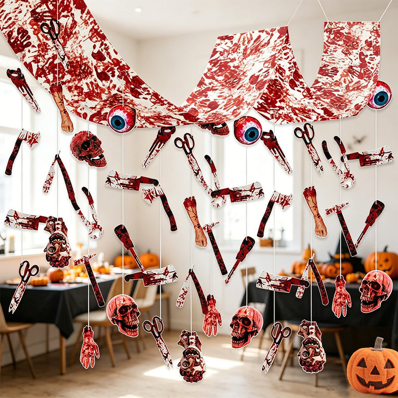 Bloody Party Decorations, Hanging Ornaments