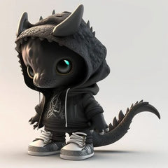 Dinosaur Elf Sculpture
