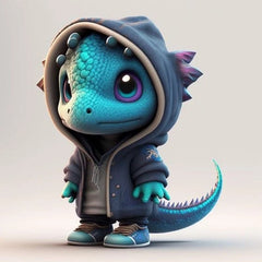 Dinosaur Elf Sculpture